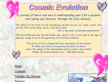 Tablet Screenshot of cosmicevolution.org